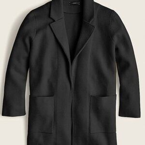 NWT J.Crew Sophie cotton wool sweater-blazer / xs / black